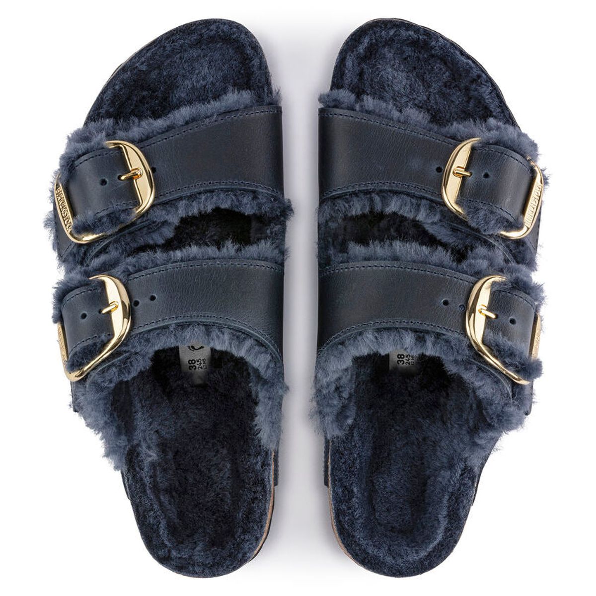 BIRKENSTOCK - Sandalia Arizona Sheepskin Midnight Birkenstock
