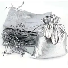 GENERICO - Bolsas Organza Metalizada 9x7 Cms Paquete x 100 Und…