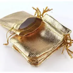 GENERICO - Bolsas Organza Metalizada 9x7 Cms Paquete x 100 Und…