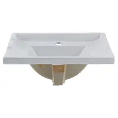 DOMSA - Cubierta Vanitorio de Loza F-60 60x47cm