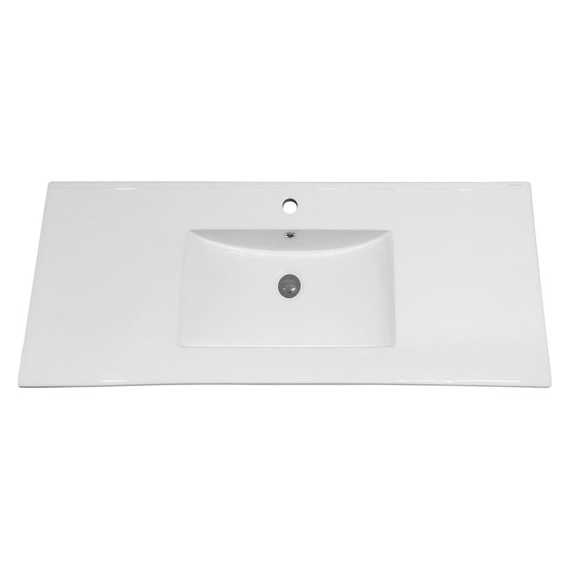 DOMSA - Cubierta Vanitorio de Loza Domsa P-100 100x47cm