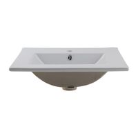 Cubierta Vanitorio de Loza P-70 70x47cm