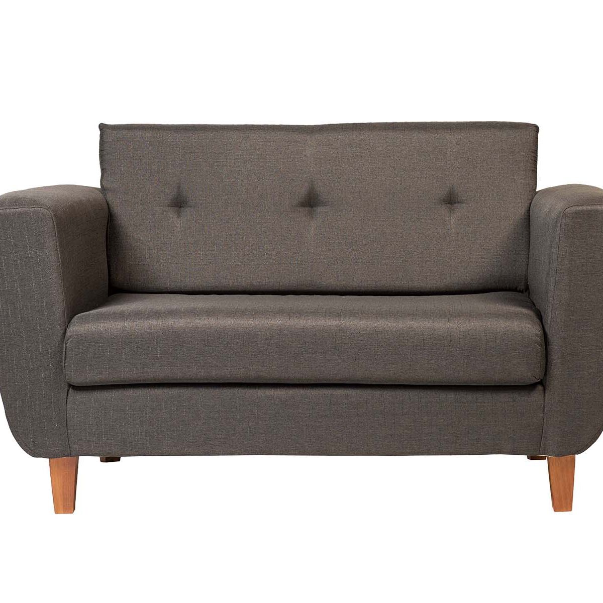 CASA WOW DECO - Sofá Turín 2C Tela Ceniza.