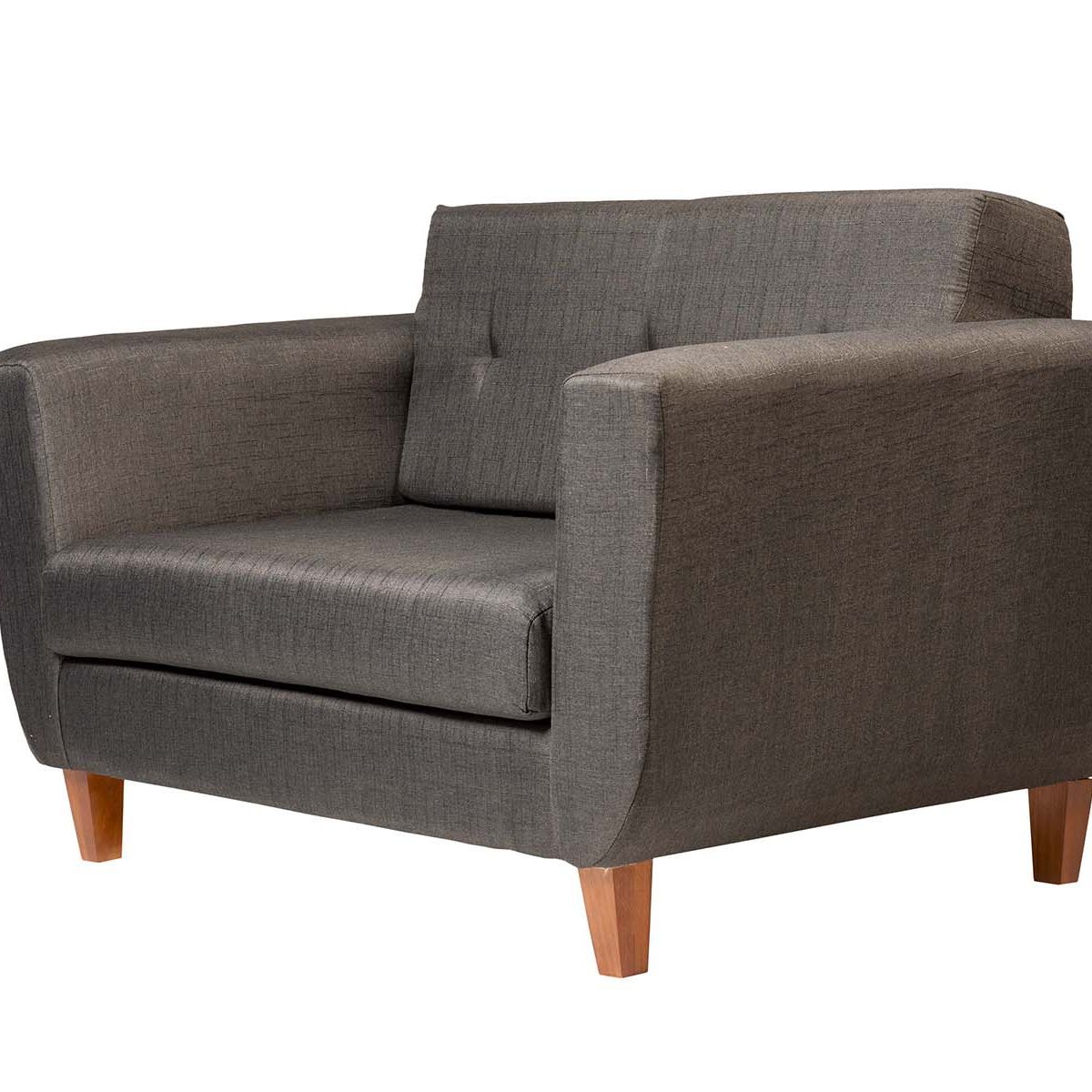 CASA WOW DECO - Sofá Turín 2C Tela Ceniza.