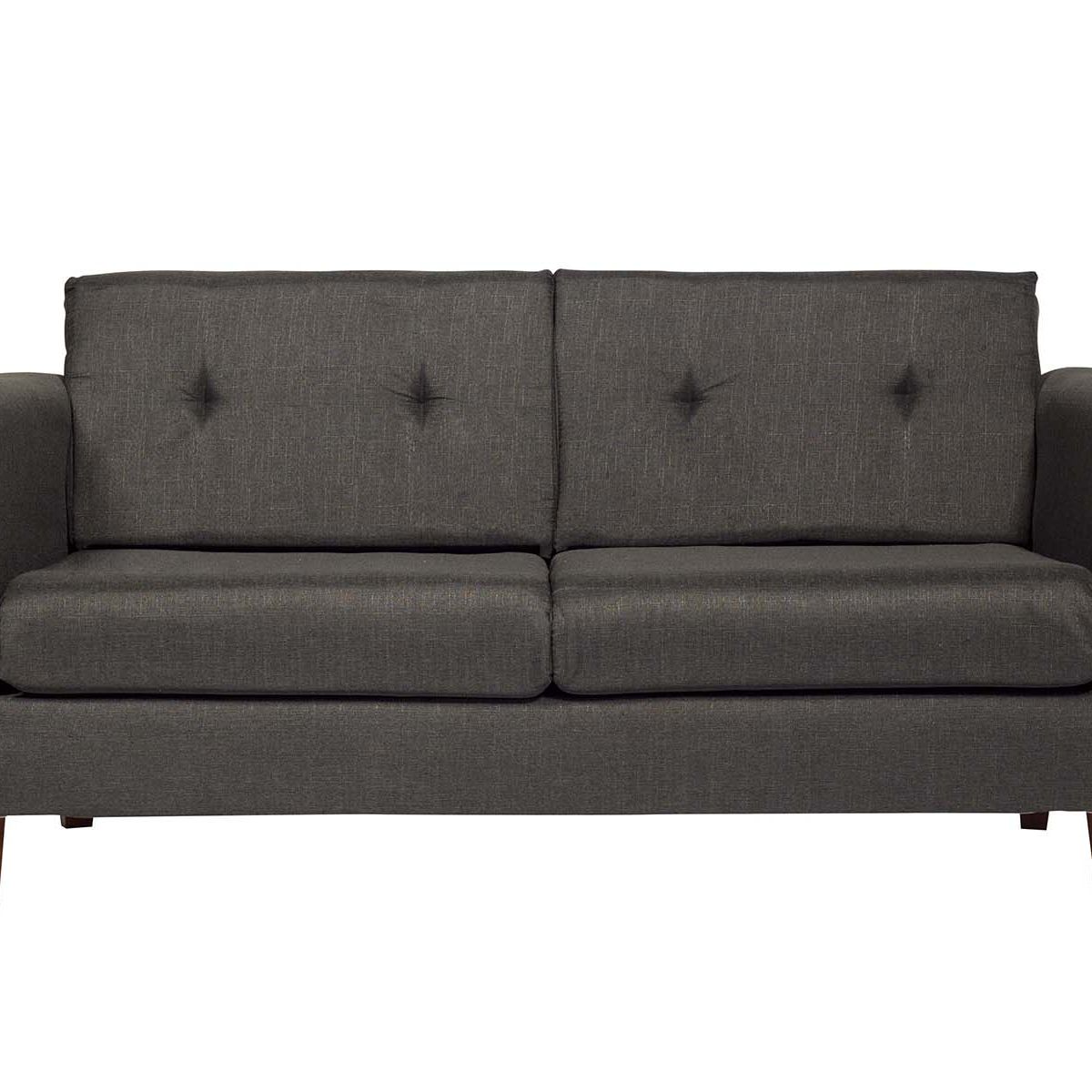 CASA WOW DECO - Sofá Turín 3C Tela Ceniza