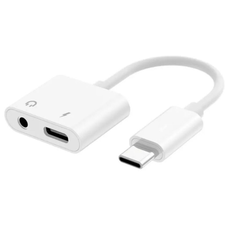 GENERICO - Adaptador Usb C A 3.5 Mm Aux Y Usb C Audio Y Carga
