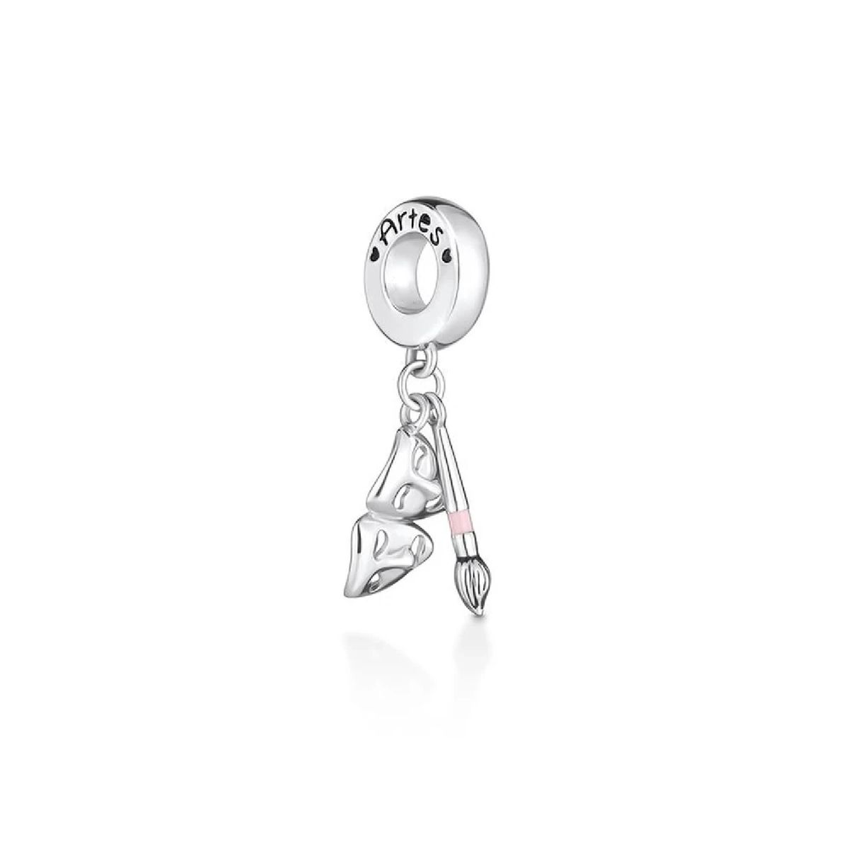 SILVER HEART - Charm Amor a las Artes en Plata Fina 925 SILVER HEART