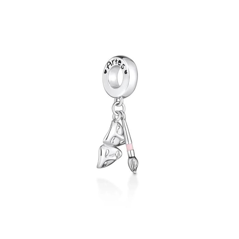 SILVER HEART - Charm Amor a las Artes en Plata Fina 925 SILVER HEART