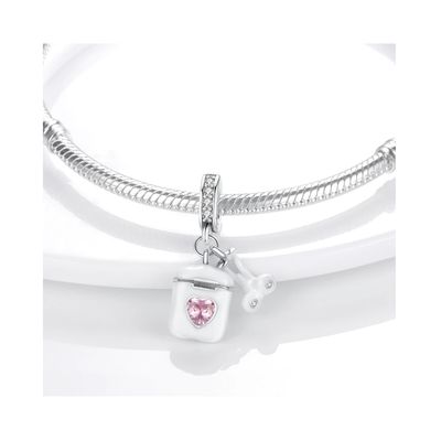 Imagen 2 del producto Charm Audífonos Bluetooth en Plata Fina 925