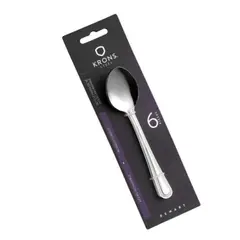 KRONS - BLISTER DE 6 CUCHARAS DE TÉ PERLADO