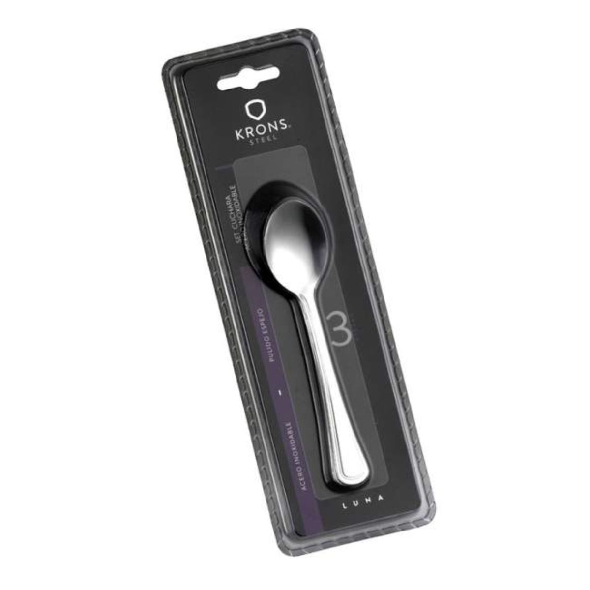 KRONS - BLISTER DE 3 CUCHARAS DE TÉ LUNA KRONS