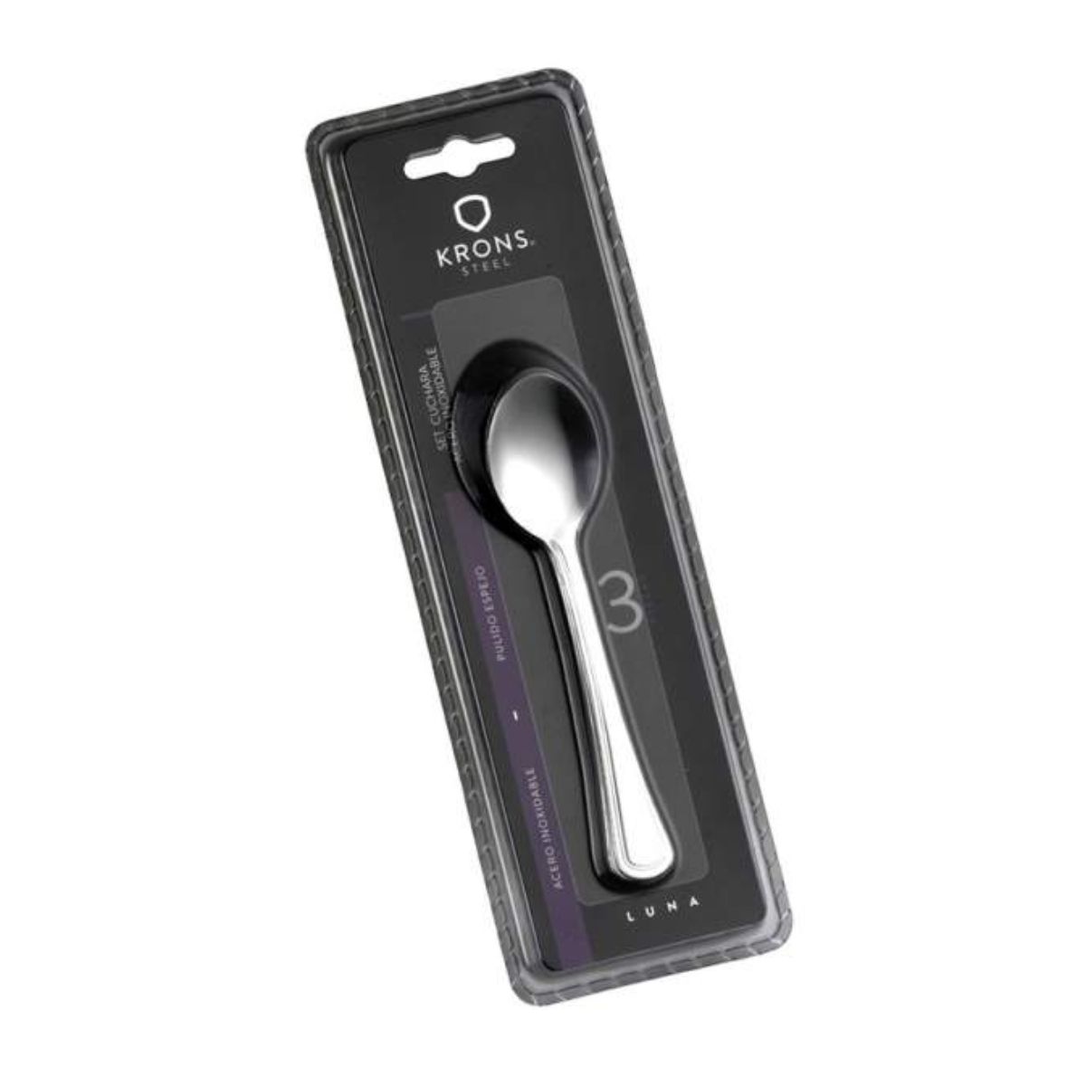 KRONS - BLISTER DE 3 CUCHARAS DE TÉ LUNA KRONS
