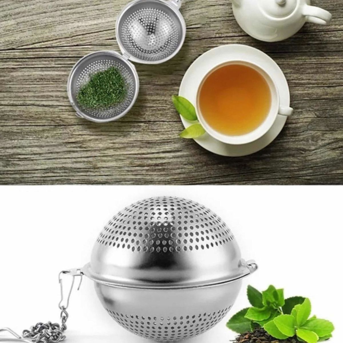 GENERICO - Filtro Para Infusiones De Te Acero Inoxidable