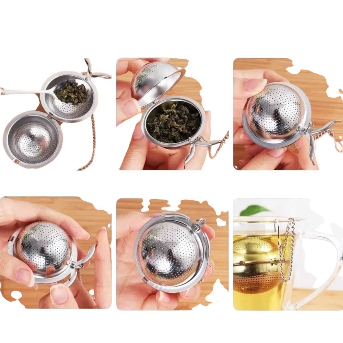 GENERICO - Filtro Para Infusiones De Te Acero Inoxidable