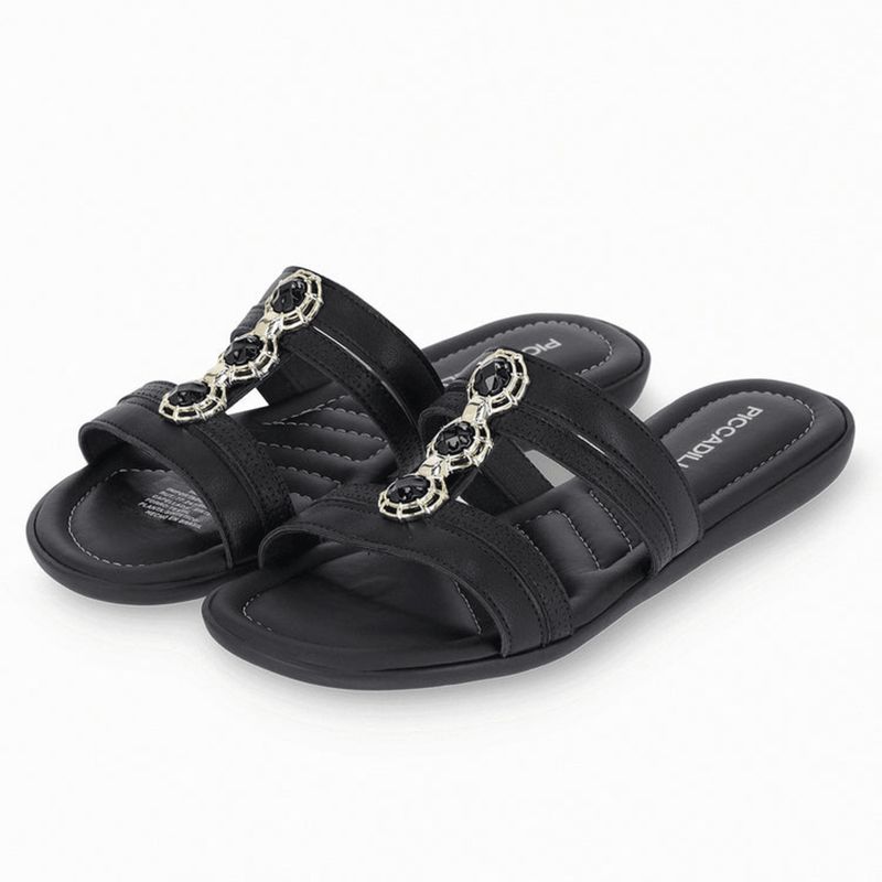 PICCADILLY - Sandalia Mujer Negro Joana Piccadilly