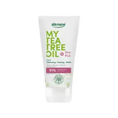 ALKMENE - - 3 en 1 Limpieza - Exfoliante – Mascarilla Facial Árbol de Té, 150ml