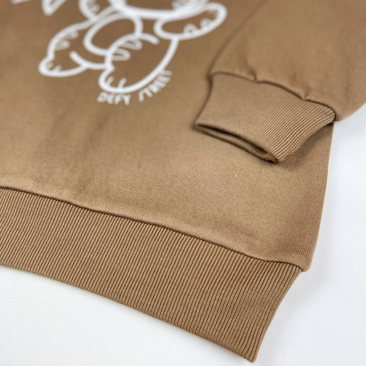 DEFY STREET - Poleron niños cuello redondo color café con estampado