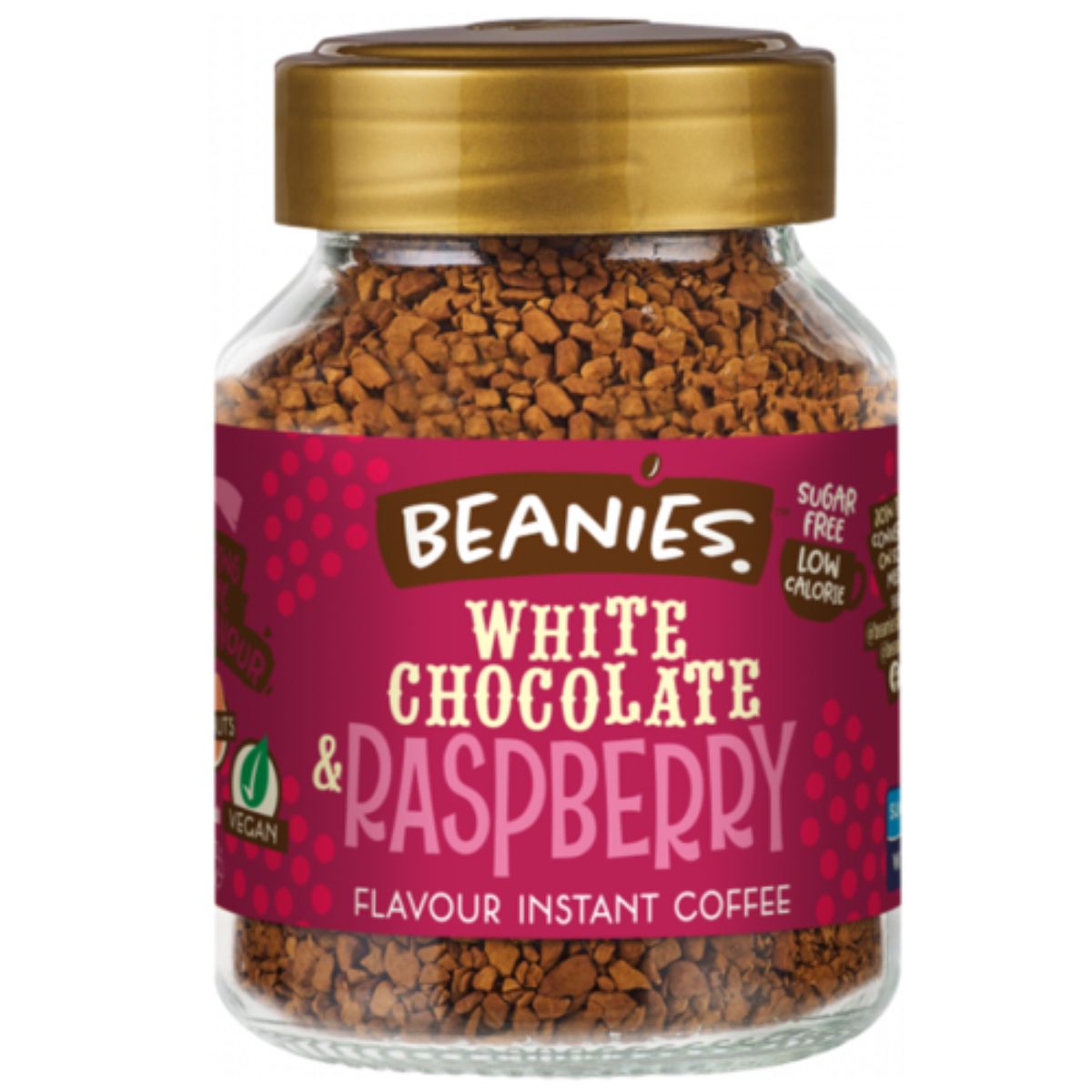 CAFE - Café BEANIES Coffee Liofilizado White Chocolate  Raspberry