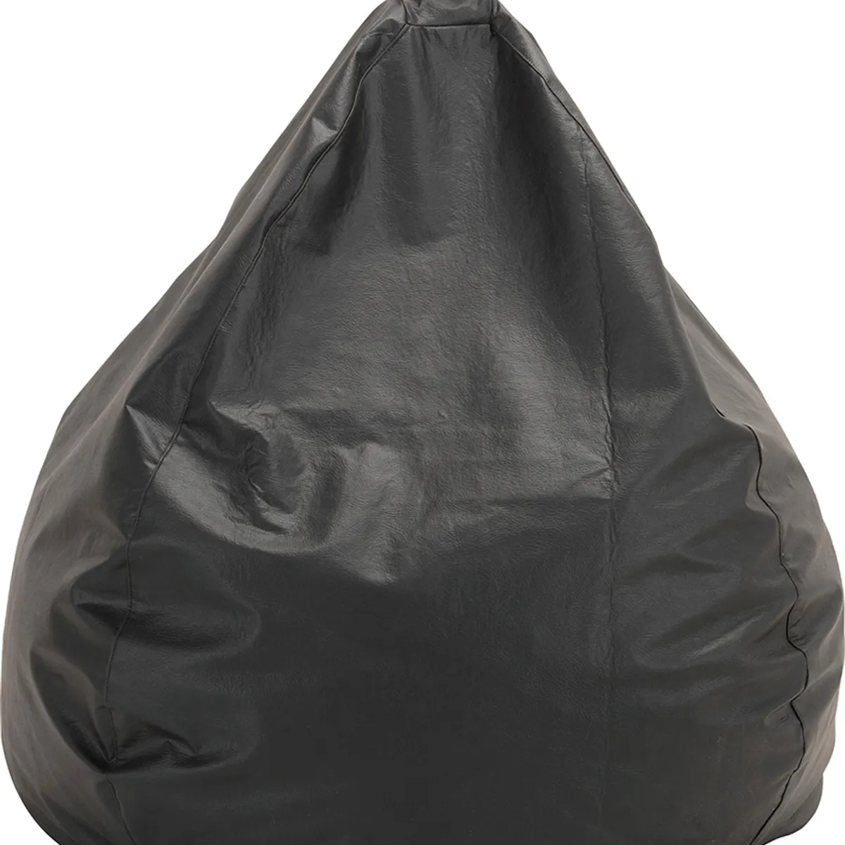 GENERICO - Funda Pouf Pera Negro Sin Relleno 60x50x50 cm Máxima Design