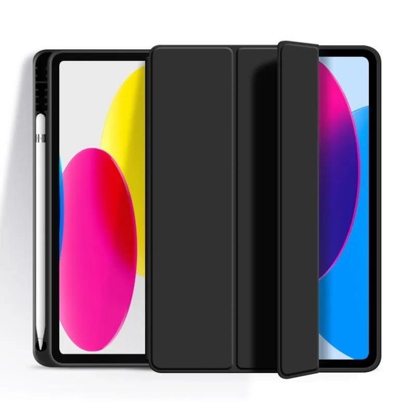 GENERICO - Funda Para iPad 10° Generación 109 con Ranura para Lápiz Negro…