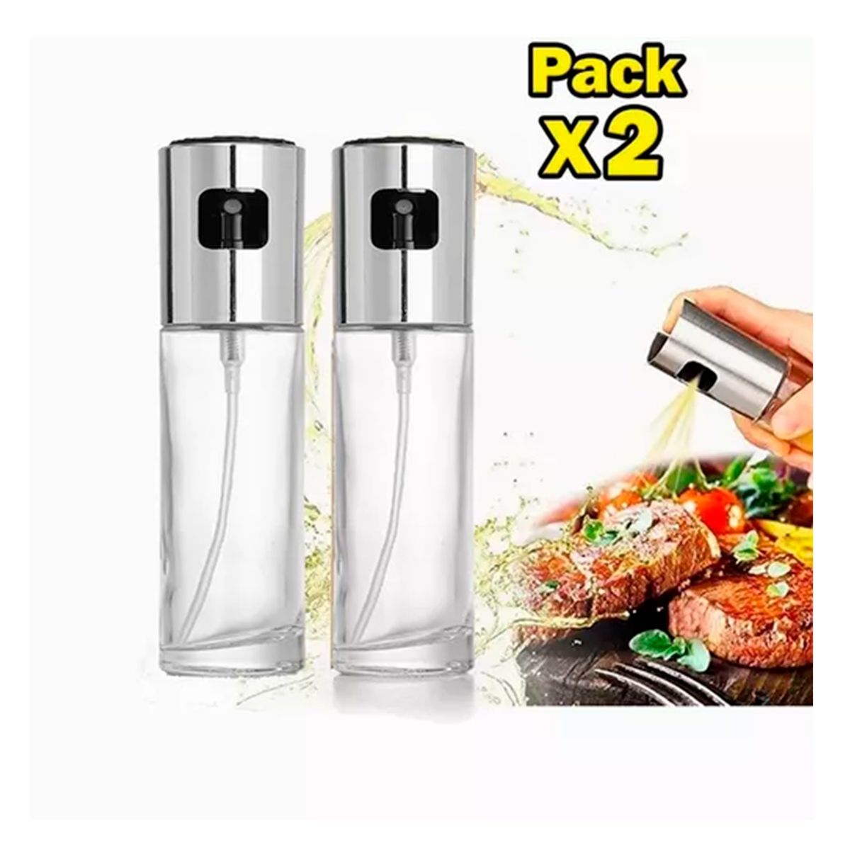 GENERICO - Botella Roceador Y Pulverizador De Aceite Y Vinagre
