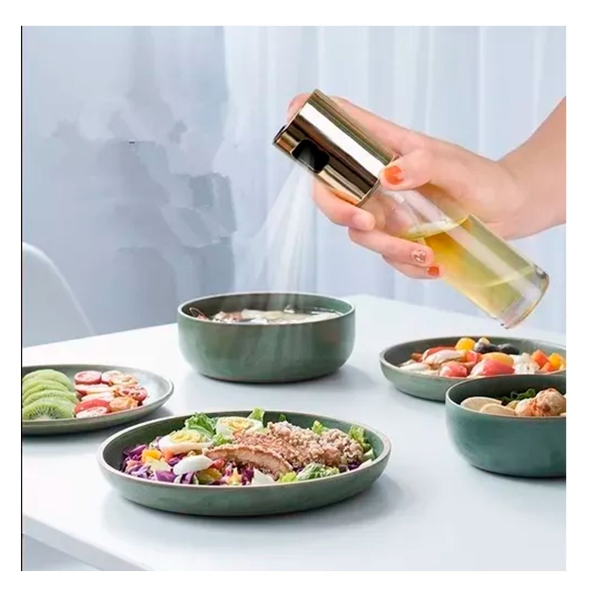 GENERICO - Botella Roceador Y Pulverizador De Aceite Y Vinagre