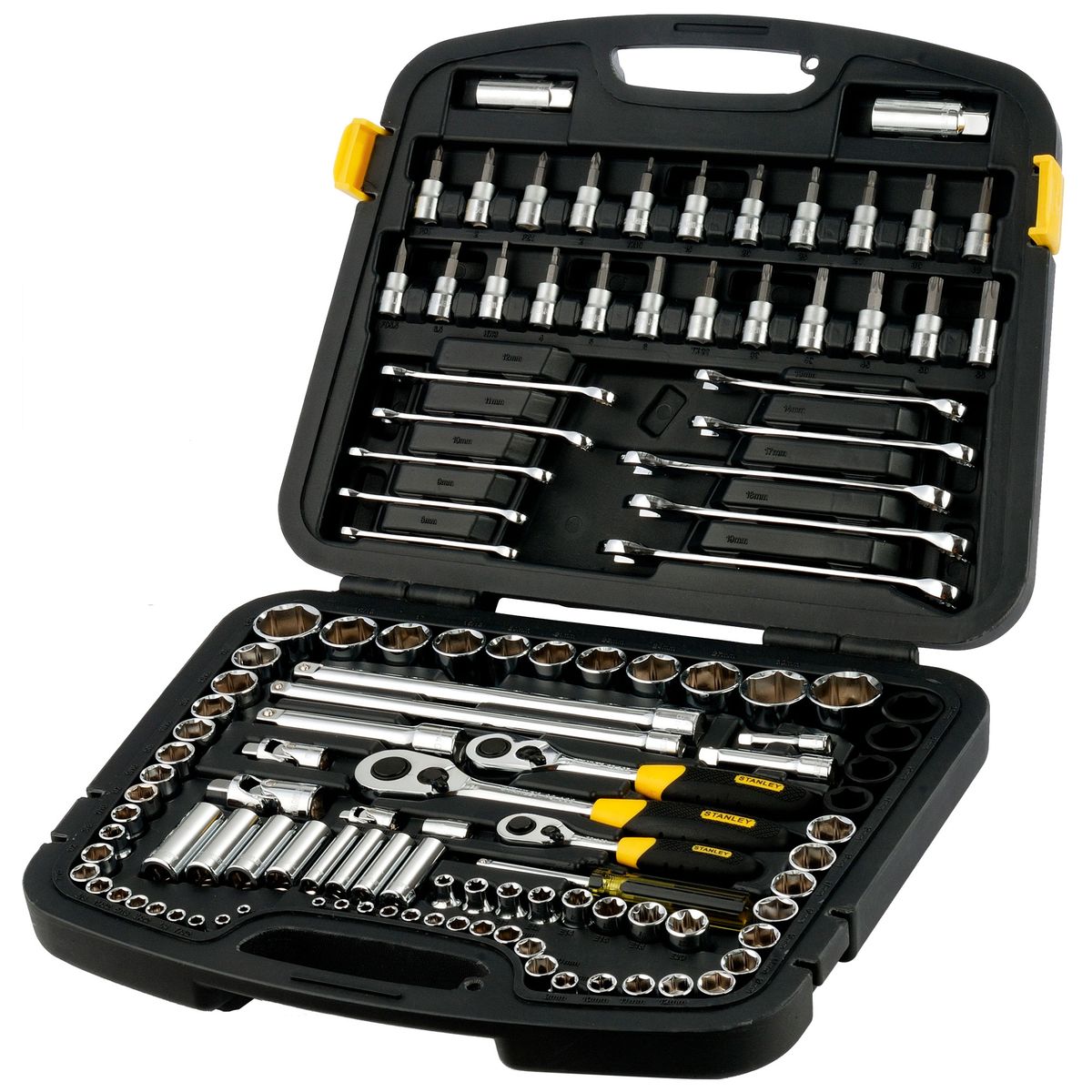 STANLEY - Juego herramientas mecánicas 120 piezas STANLEY