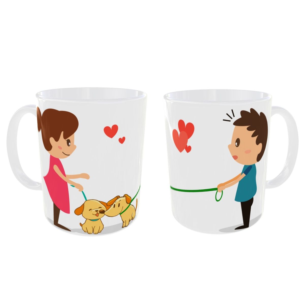 GENERICO - SET 2 TAZAS CASUALIDAD DEL DESTINO