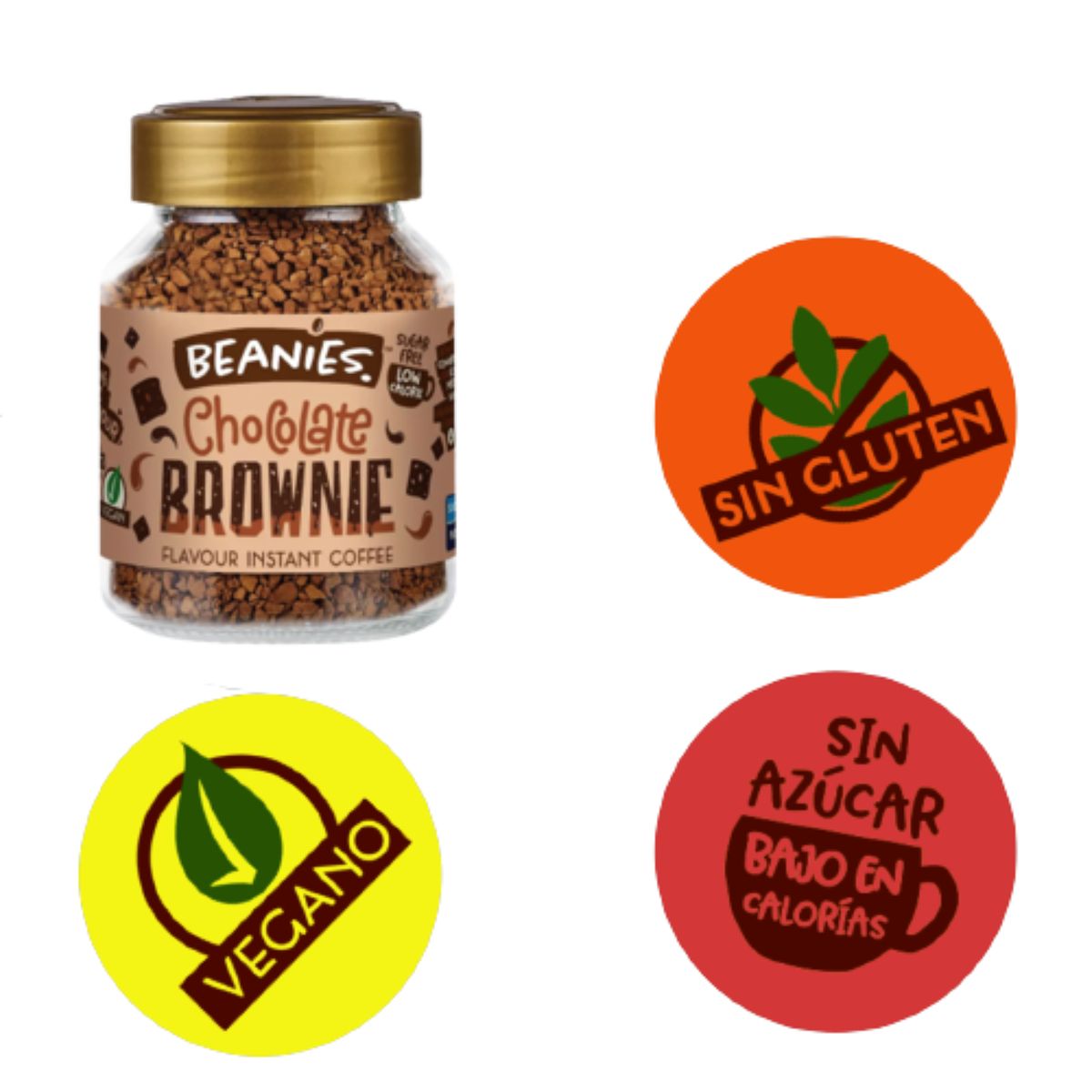 CAFE - Café BEANIES Coffee Liofilizado Chocolate Brownie