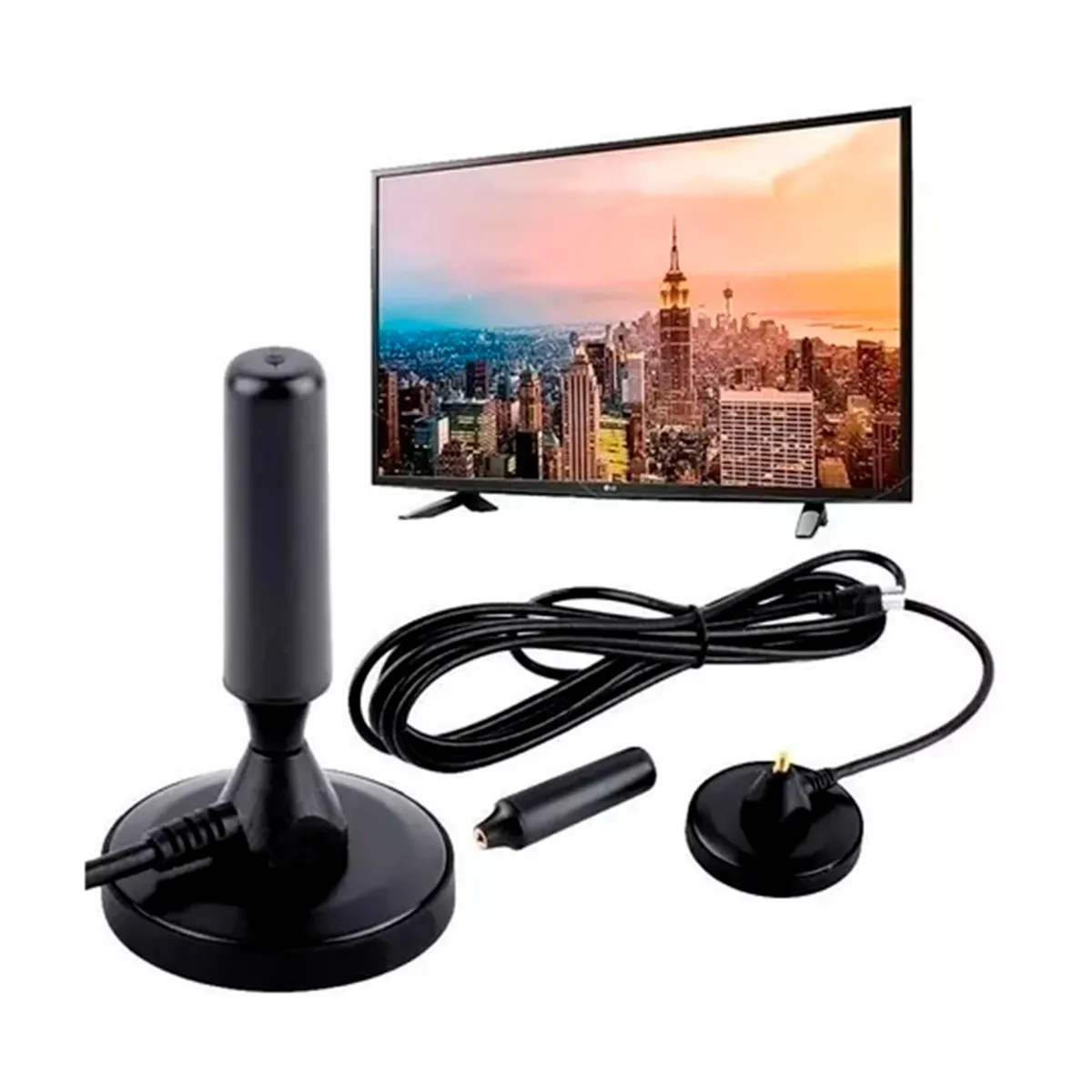 GENERICO - Pack 2 Antenas Para Tv Abierta Hdtv Hd