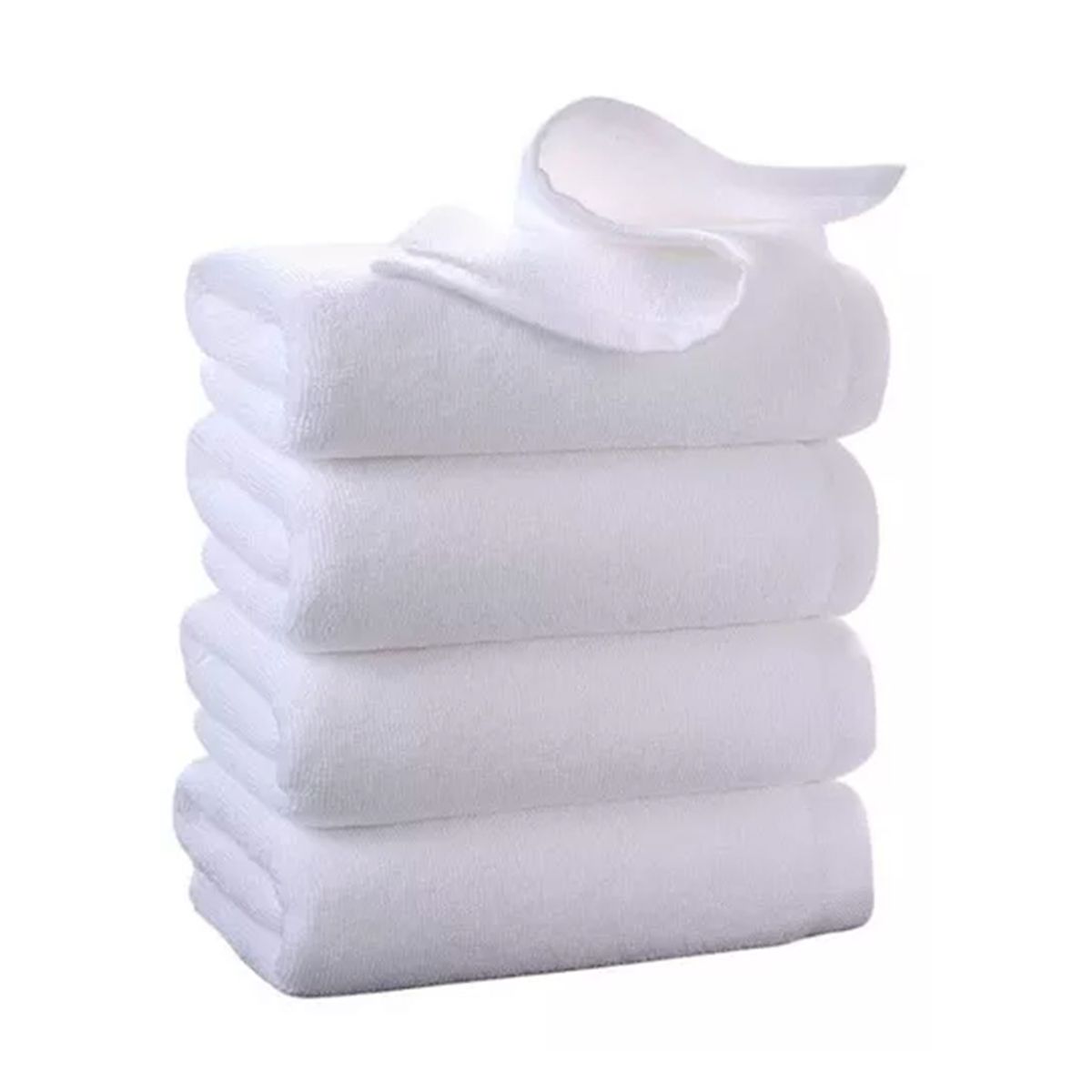 GENERICO - Toalla Sabana De Baño Algodon Blanco 1 Unidad