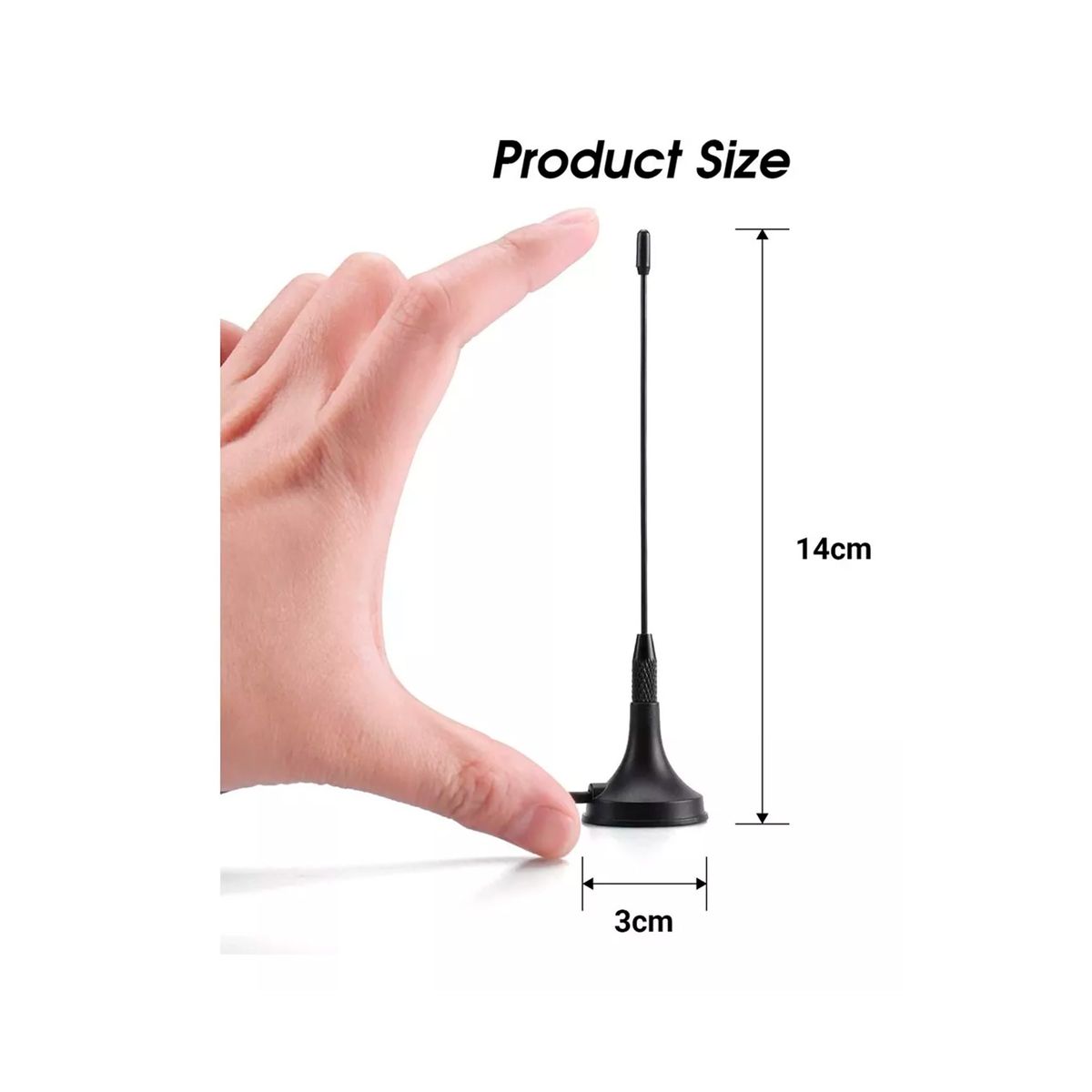 GENERICO - Antena Hd Tv Digital Compatible Con Tv Portatil