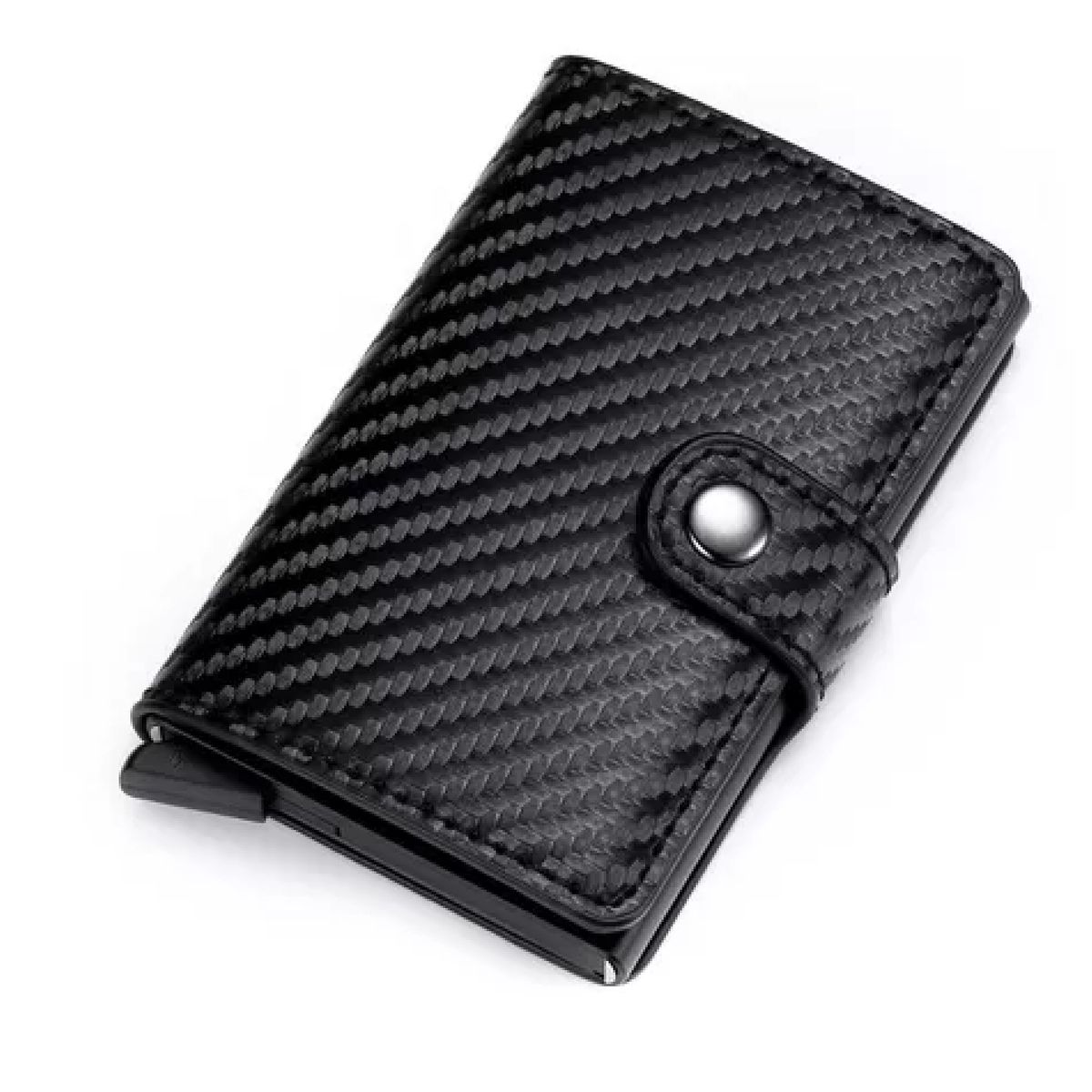 GENERICO - Billetera Tarjetero Cuero Minimalista Hombre Mujer Rfid