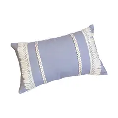 MANDIRHOME - Funda de Cojín Aurora Gris Rectangular