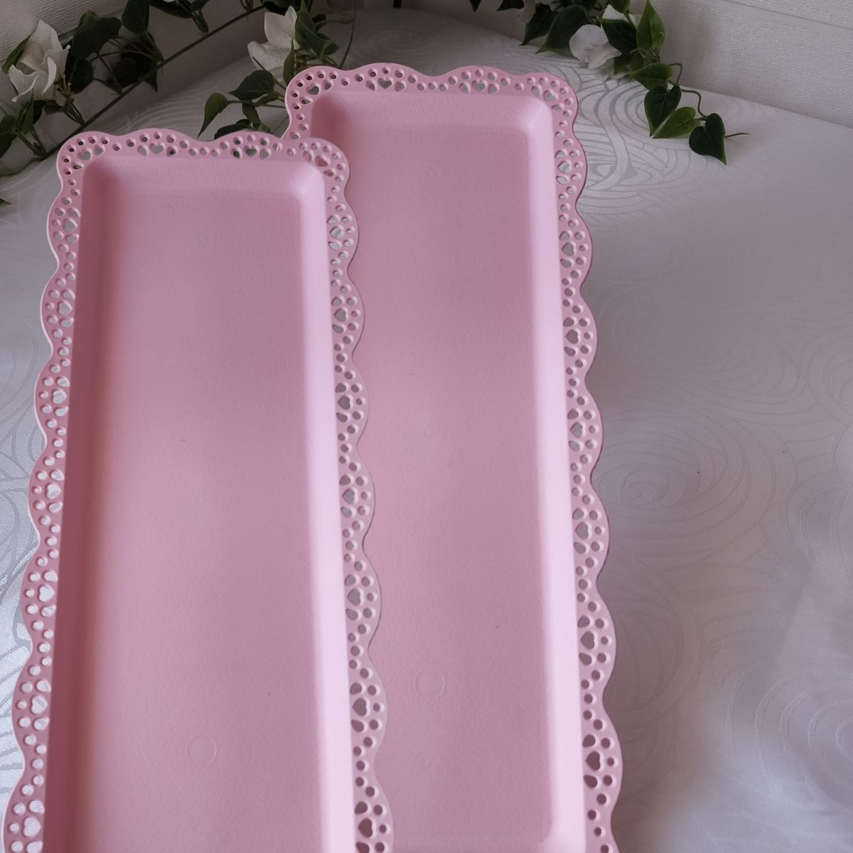 GENERICO - Pack 2 Bandejas Rectangular Para Pasteles