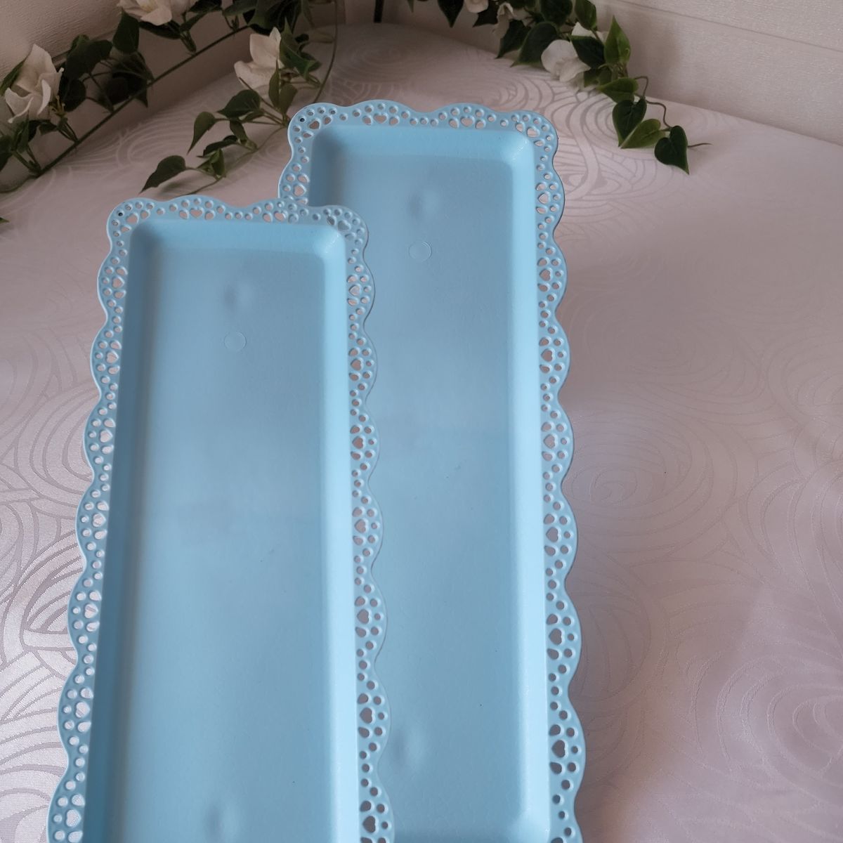 GENERICO - Pack 2 Bandejas Rectangular Para Pasteles