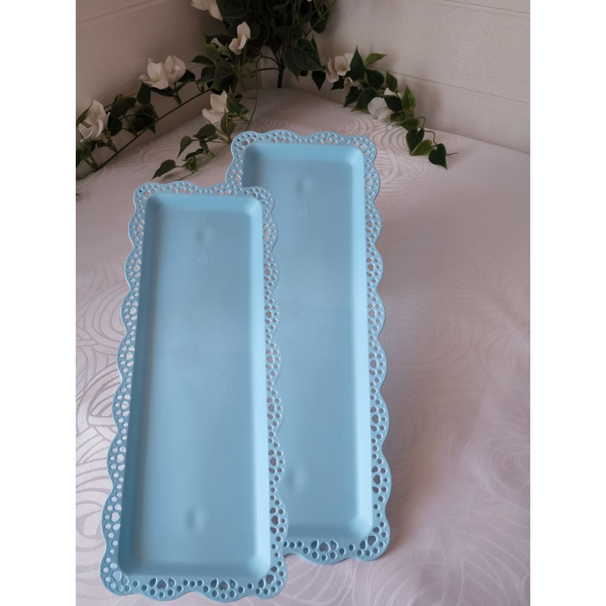 GENERICO - Pack 2 Bandejas Rectangular Para Pasteles