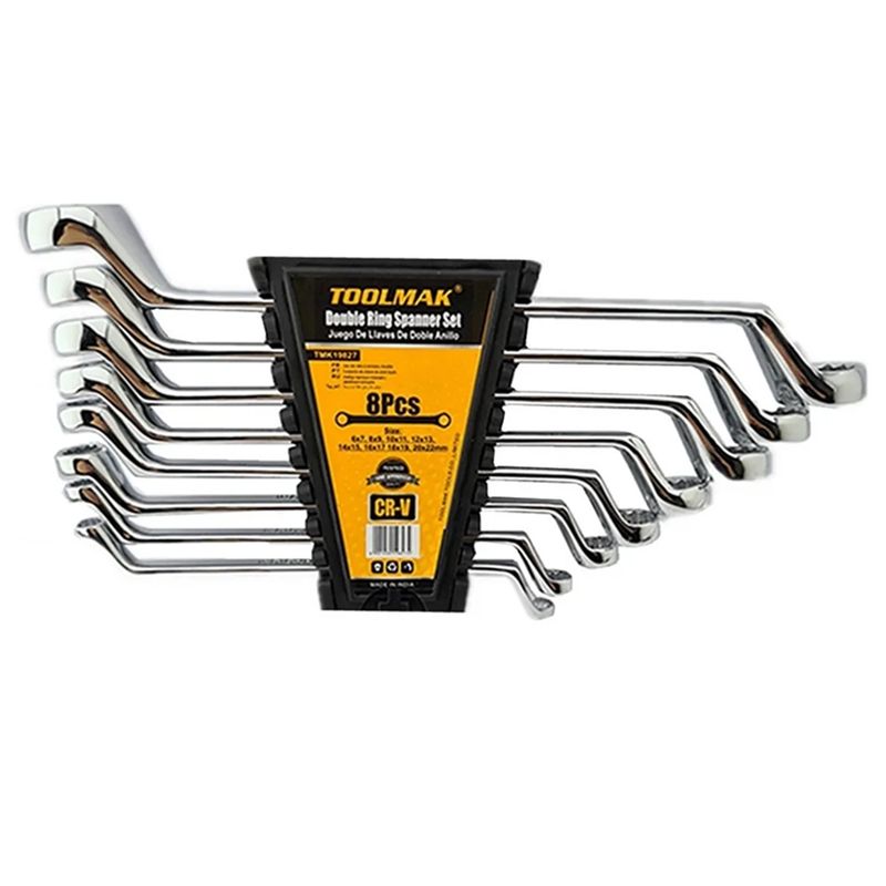 GENERICO - Kit Set Juego De Llaves Curva Corona - Corona 8 Piezas Tmk