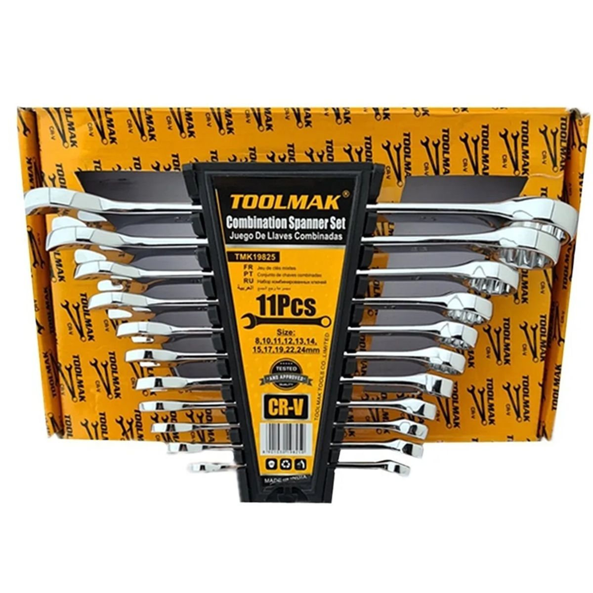 GENERICO - Kit Set Juego De Llaves Punta - Corona 11 Piezas Toolmak