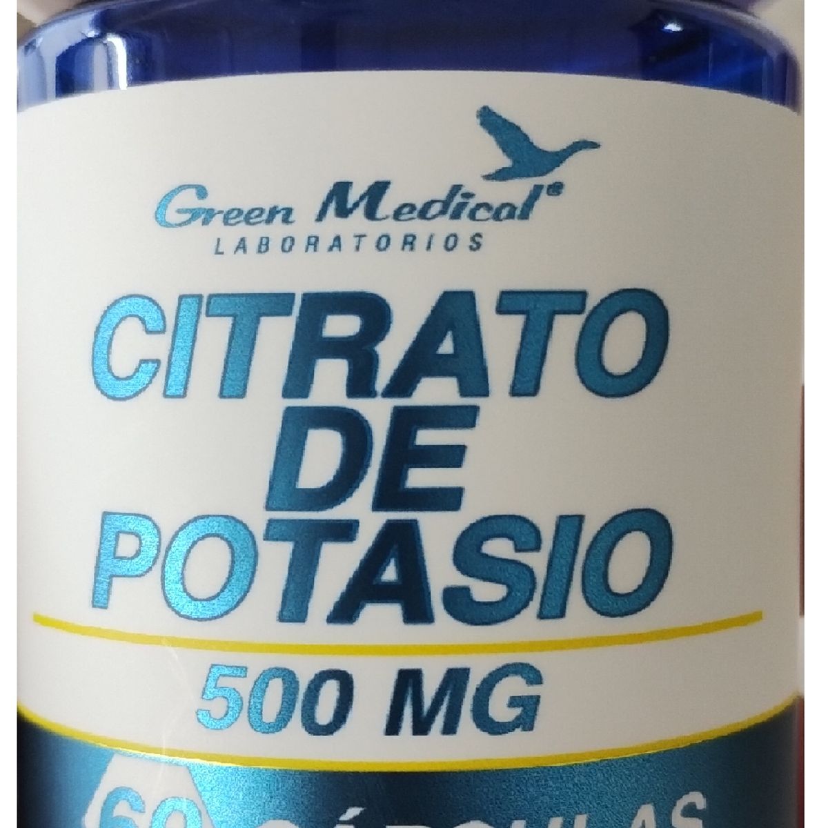 GREEN MEDICAL - Pack Citrato De Potasio Puro Gm 180 Capsulas 3x60 Caps