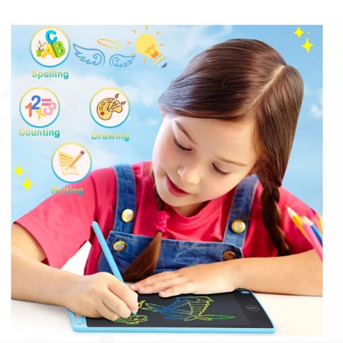 GENERICO - Pizarra Lcd - Pizarra Mágica - Tablet 8.5 Pul