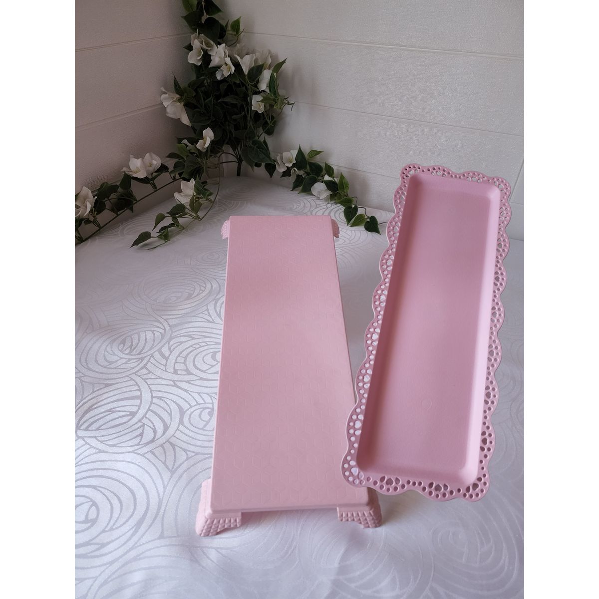 GENERICO - Pack 2 Bandejas Rectangular Para Pasteles