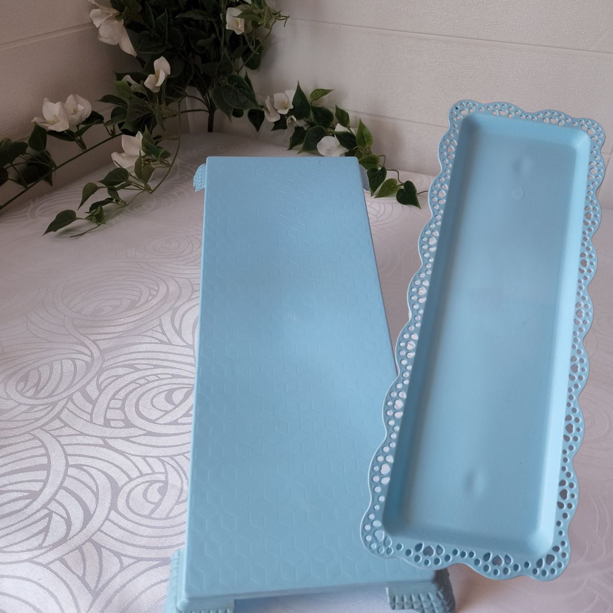 GENERICO - Pack 2 Bandejas Rectangular Para Pasteles