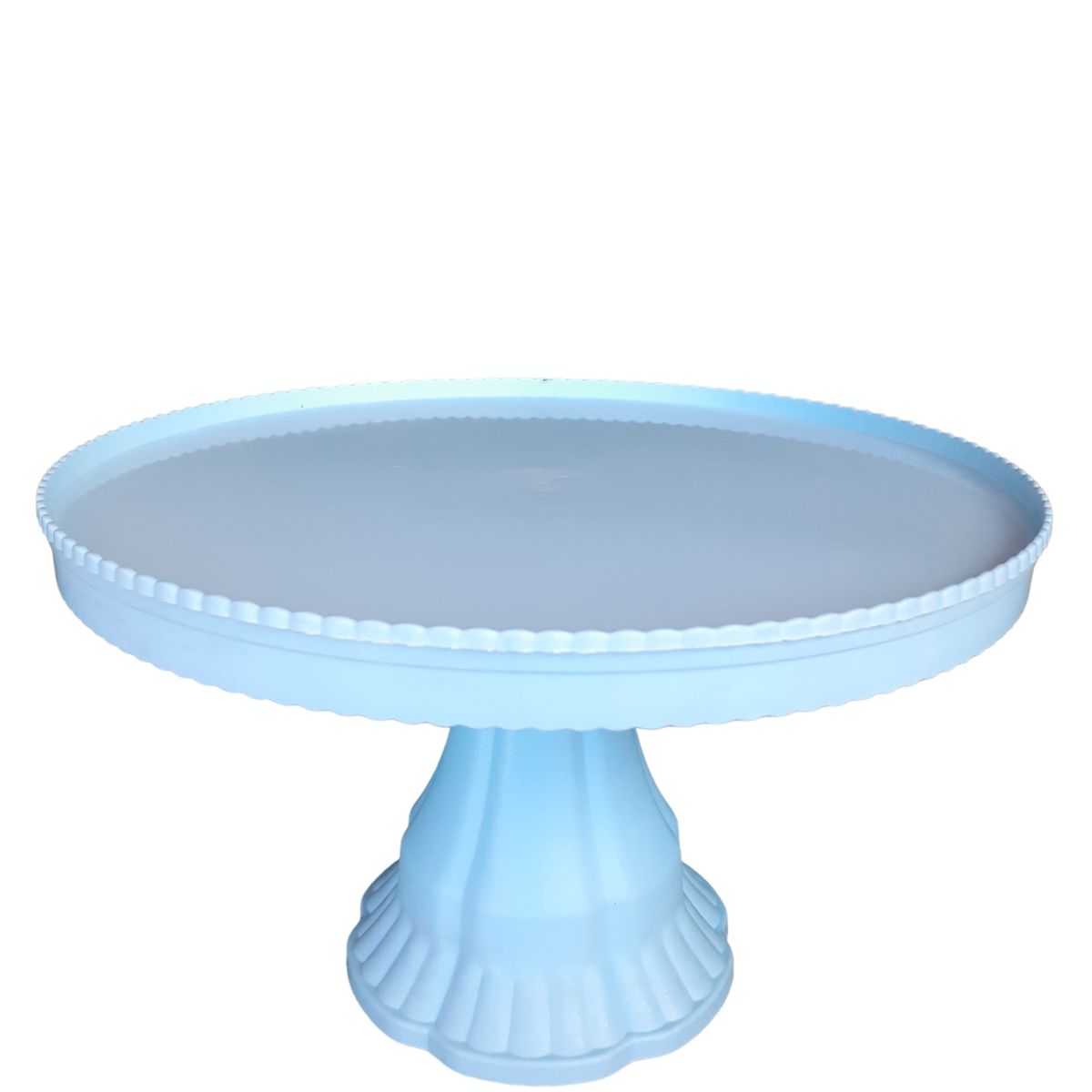 GENERICO - Porta Torta tipo Alzador Redondo 32cm - Celeste