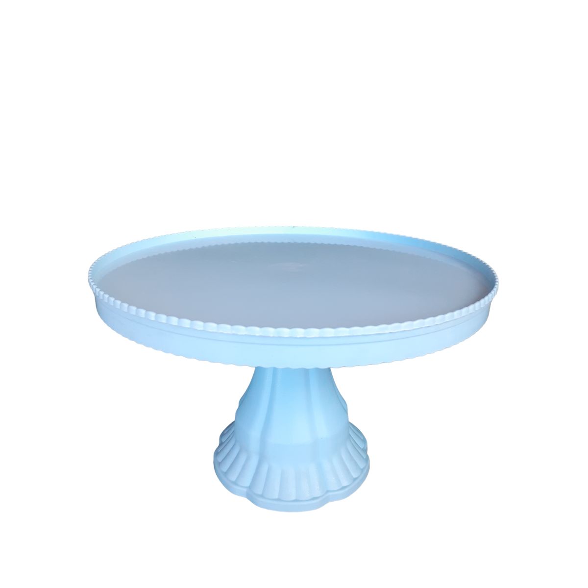 GENERICO - Porta Torta tipo Alzador Redondo 32cm - Celeste