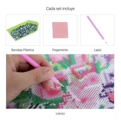 Imagen 2 del producto 5d Diamond Paintingbordado Pintura Diamante - París En Rosa