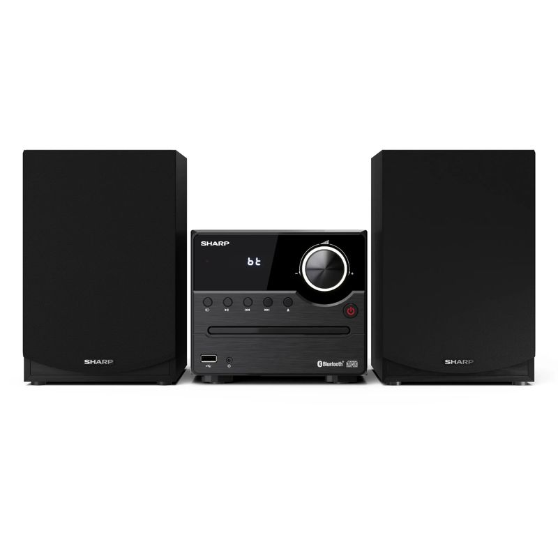 SHARP - Microcomponente Sharp CD-Player USB Bluetooth Radio FM XL-B512 Negro
