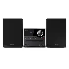 SHARP - Microcomponente CD-Player USB Bluetooth Radio FM XL-B512 Negro