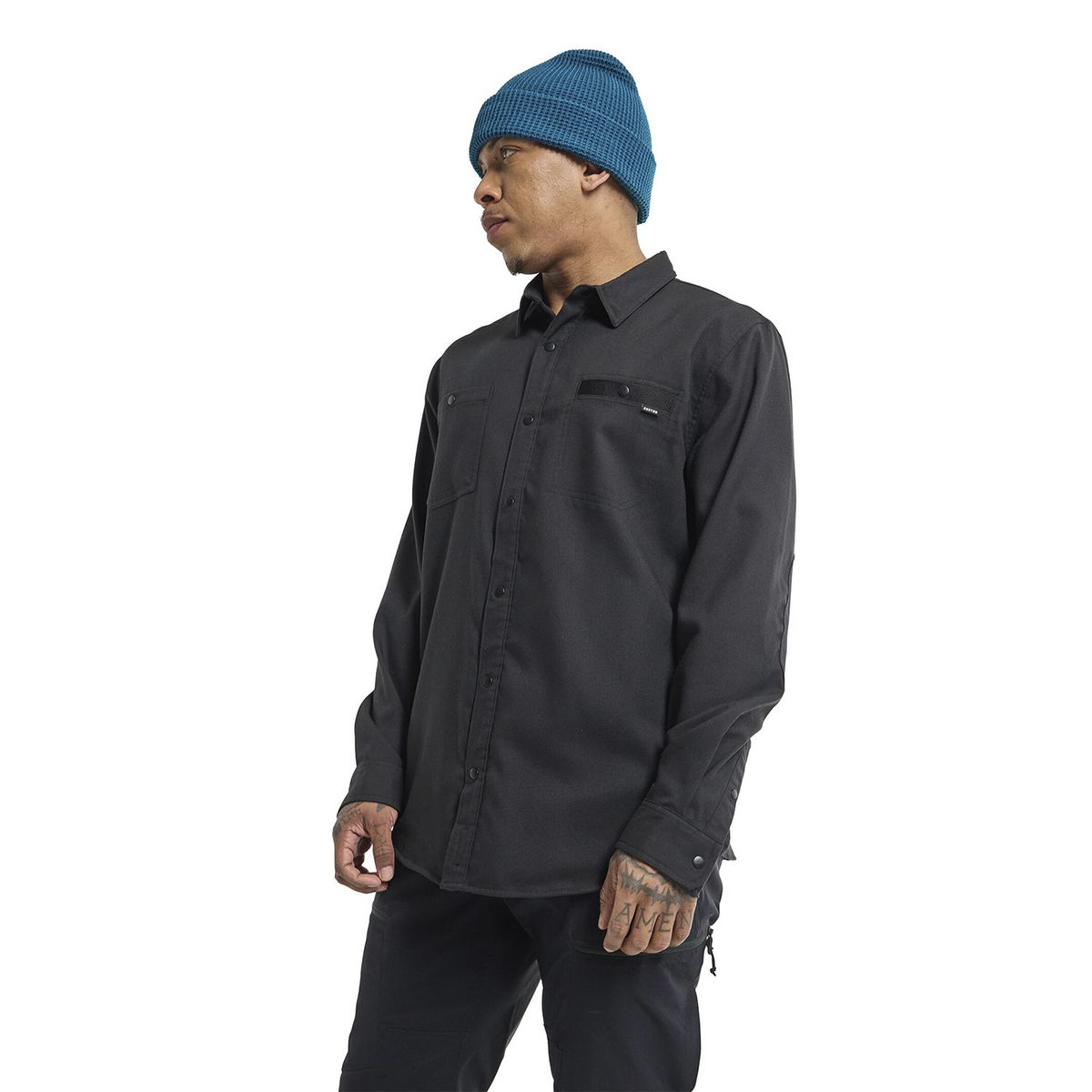 BURTON - Camisa Franela Hombre Favorite Performance Negro BURTON