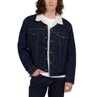 Chaqueta Hombre Regular Sherpa Azul Oscuro